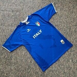 Drako Italy Soccer Jersey Mens One Size Blue Italia National Team Shirt Peru